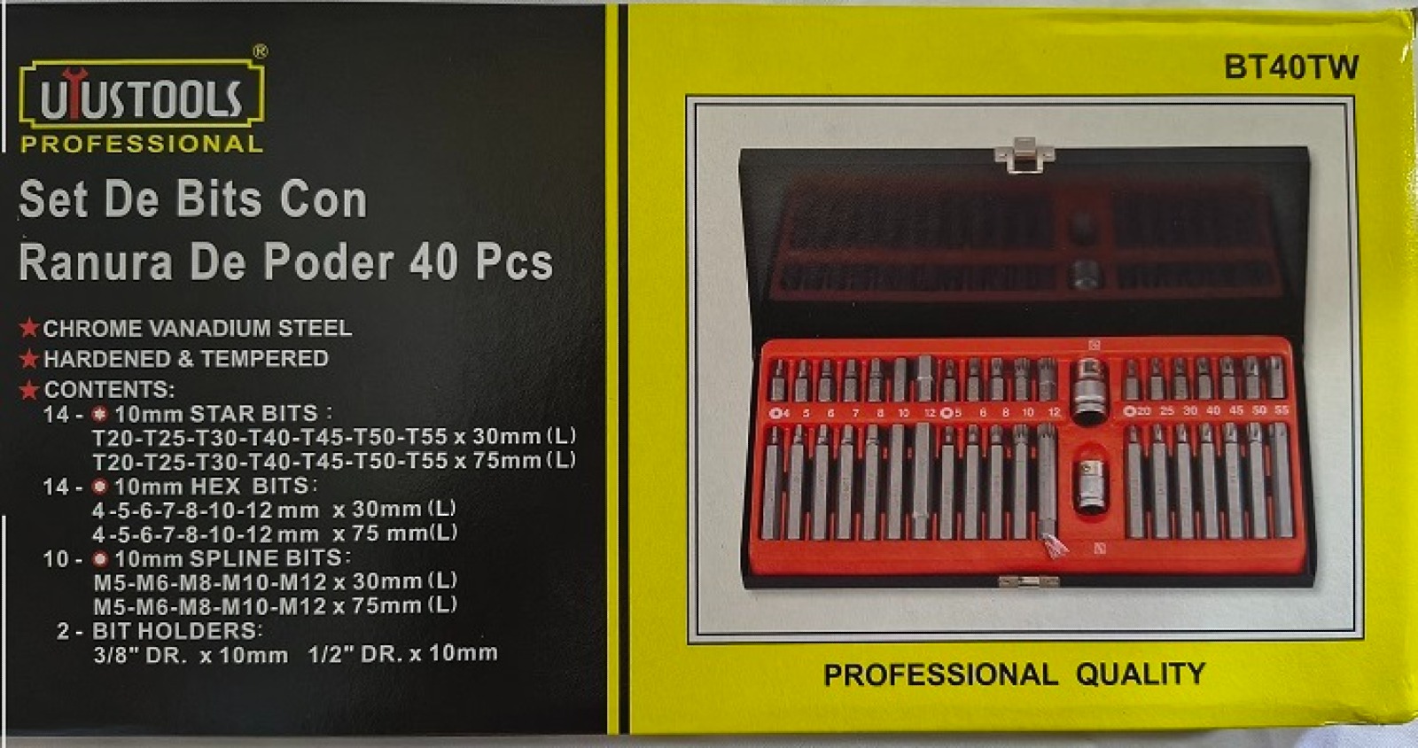 PUNTAS TORX 40PCS
