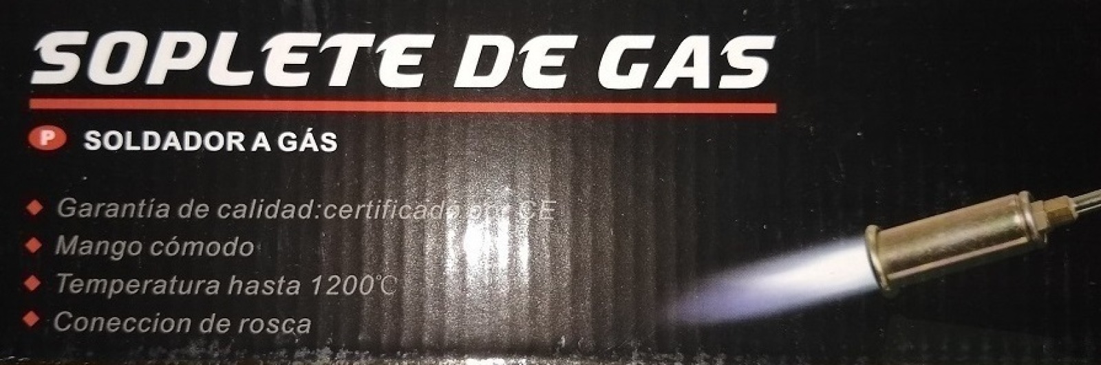 SOPLETE A GAS 3 BOQUILLAS 30MM