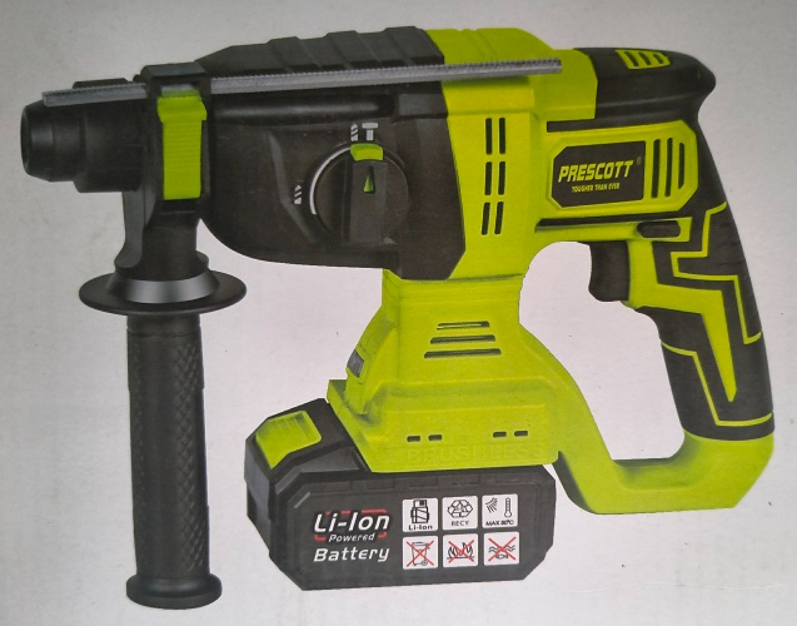 TALADRO ROTOMARTILLO 18V 2BATINALAMBRICO 