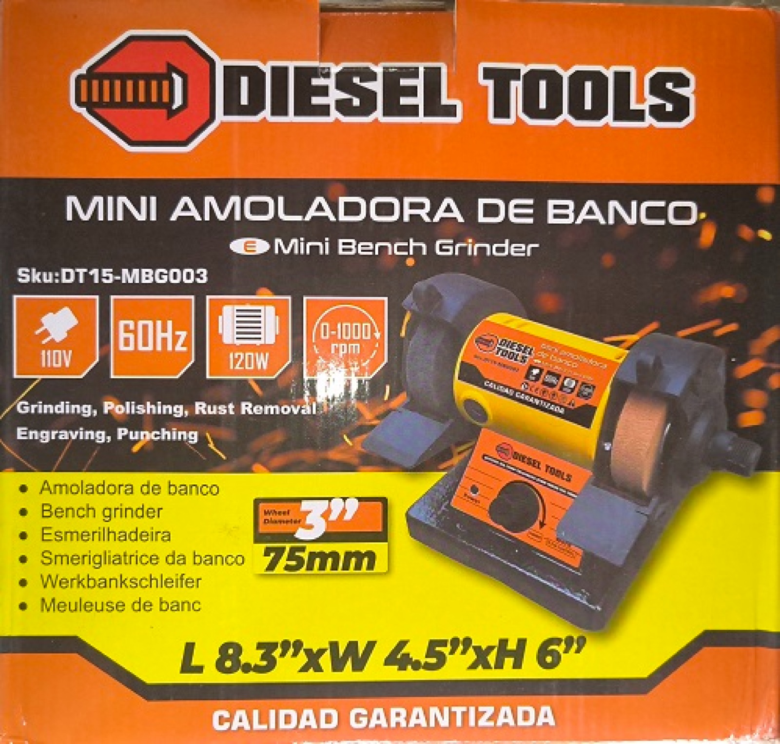 MINI ESMERIL CON GUAYA 3"