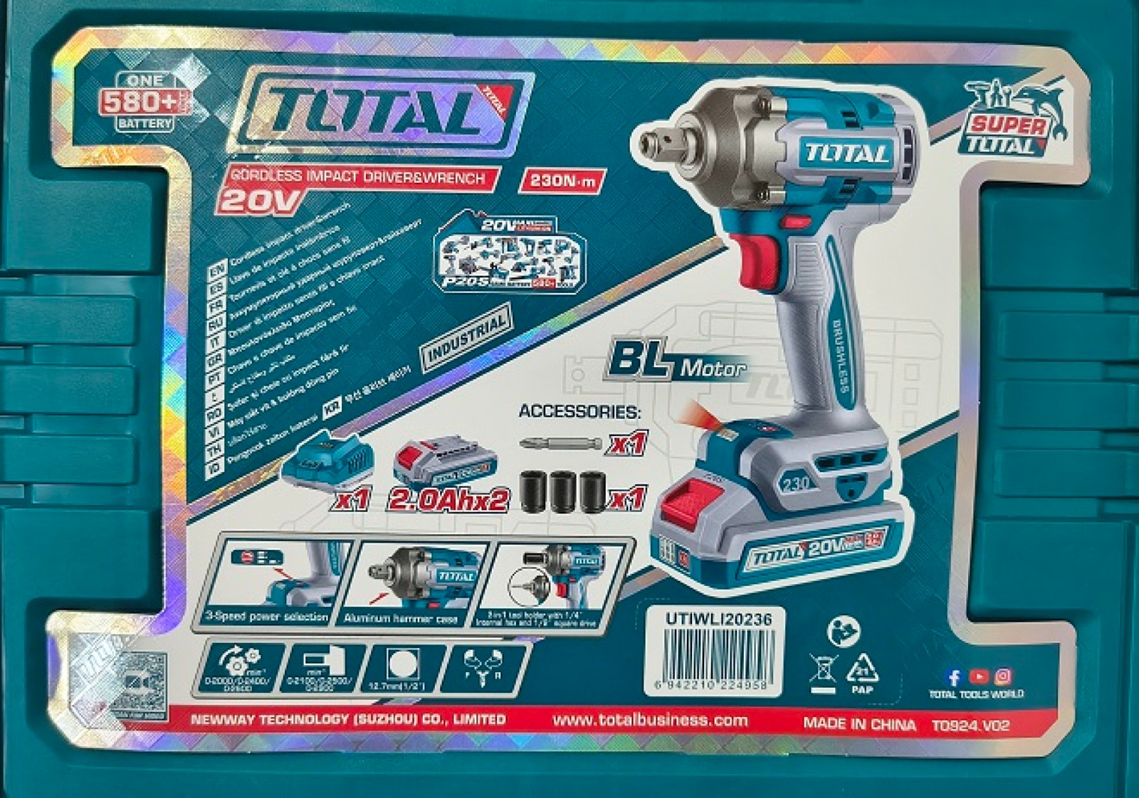 LLAVE DE IMPACTO 1/2 Y DESTORNILLADOR