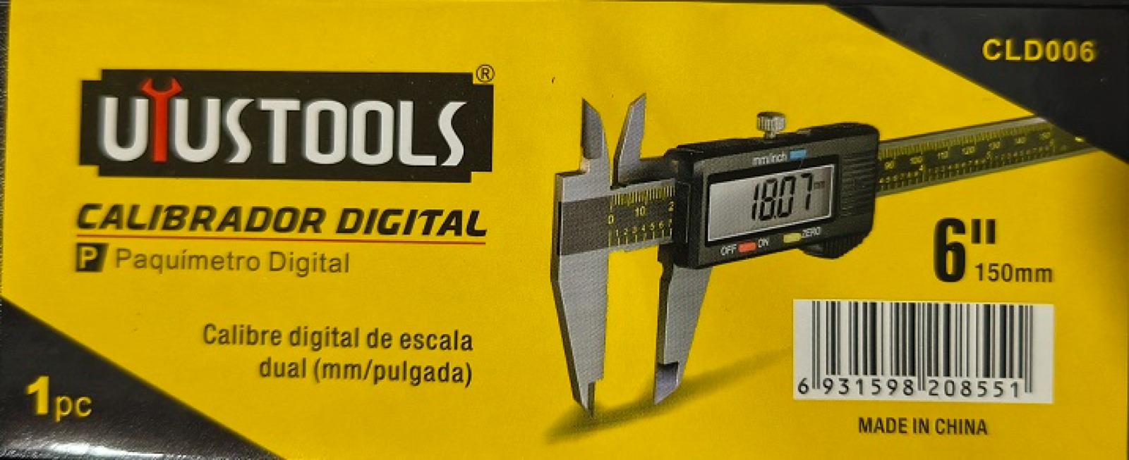 CALIBRADOR DIGITAL 6"